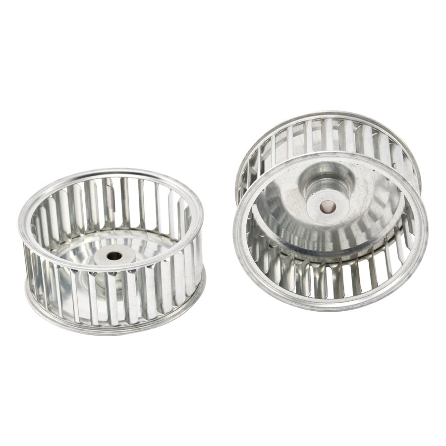 4 Inch Straight Blades Centrifugal Blower Centrifugal Fan Wheel, Multi-wing Fan Impeller for Ventilation Cooling