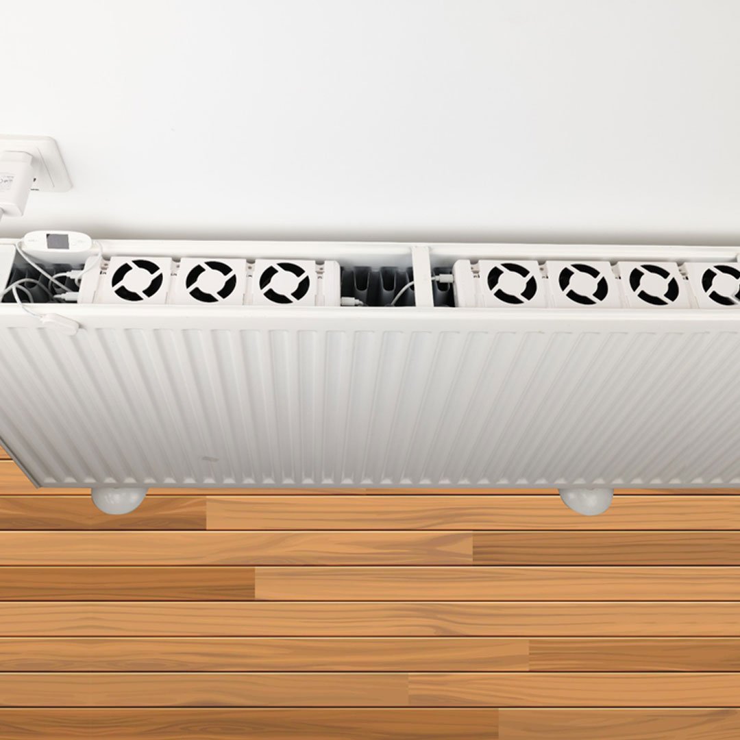 High Dualibility DC12V Radiator Ventilator Magnetic Heat Vent Blower Booster Radiator Top Fan
