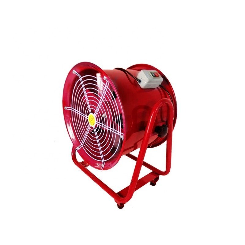 220V/380V Aluminium Impeller Electric Industrial Blower Axial Air Extractor Fan Portable Ventilation Fans With Flexible Duct