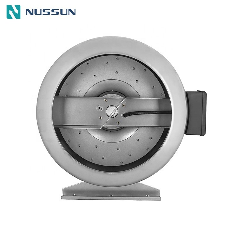 100mm Big Air Volume High Pressure Centrifugal Type Inline Duct Fan Metal Centrifugal Duct Fan