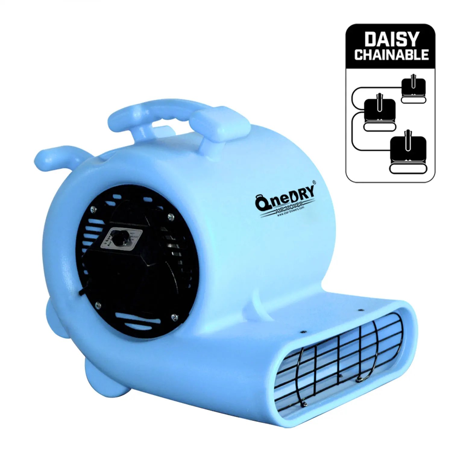 GFCI Floor Fan Carpet Dryer Commercial Dryers Carpet Blowers Restoration Equipment 1/2 HP 1100 CFM Floor Blower Air Mover