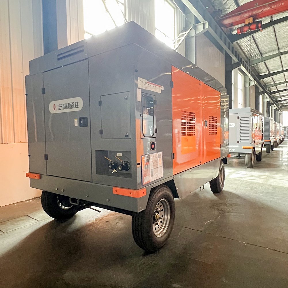 265SCYT 900cfm 18bar Diesel Engine Screw Compressors Portable air Compressors for Construction Work Mine Drilling Rig