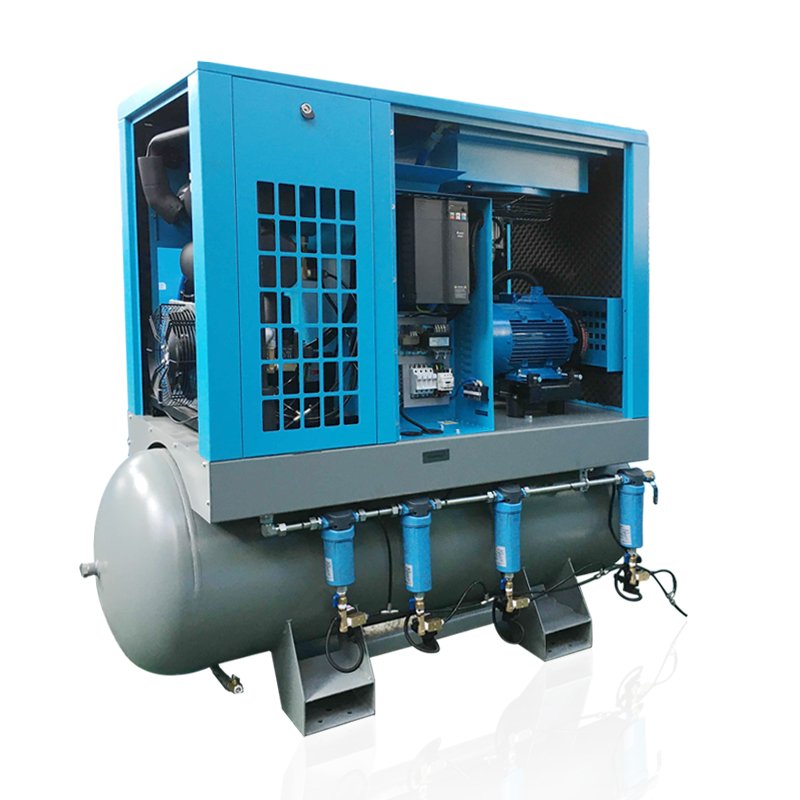 DMZY-20A 16 Bar High Pressure Industrial Screw Air Compressor 20hp For Fiber Laser Cutting Industry