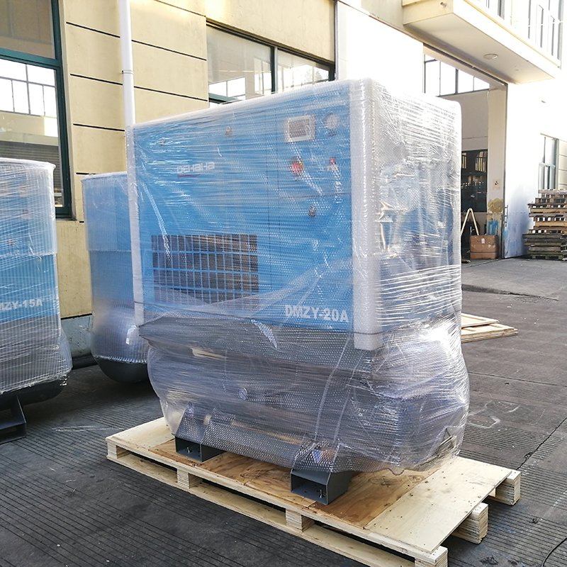 DMZY-20A 16 Bar High Pressure Industrial Screw Air Compressor 20hp For Fiber Laser Cutting Industry