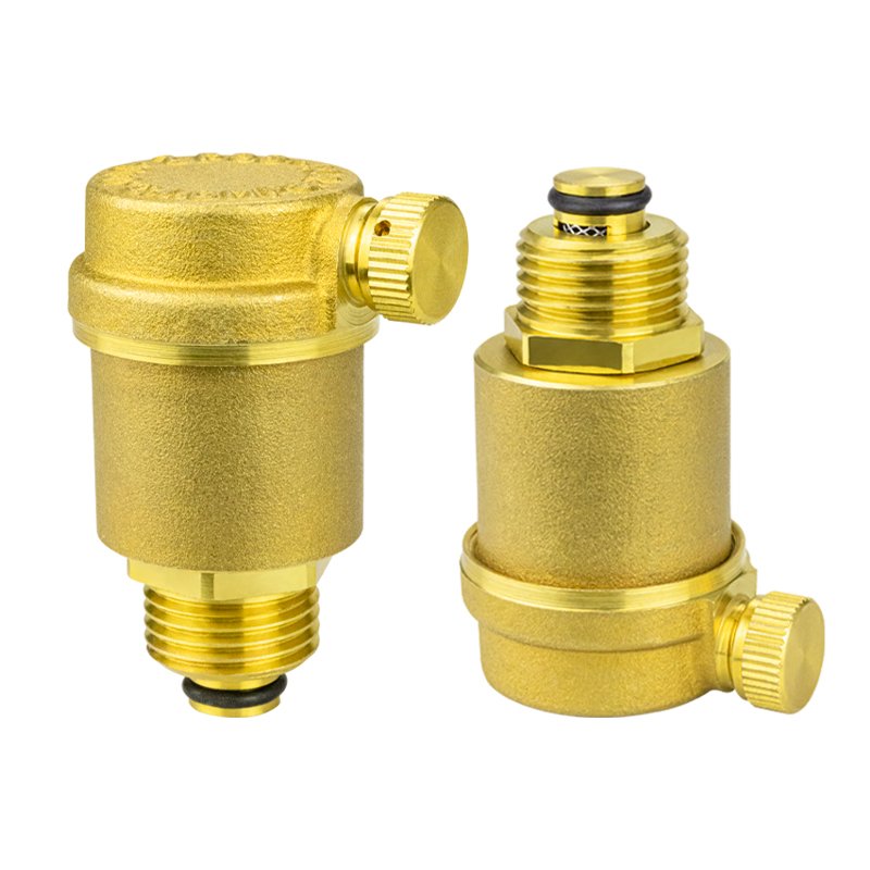 TMOK Nice Quality 1/2" DN15 Side Brass Automatic Air Release Bleed Valve Air Vent Valve for Solar Water Heater and HVAC System