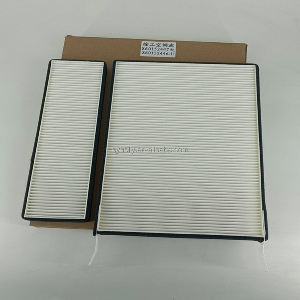 Cabin air Conditioner Filter Fits for XCMG 500KV Loader 860152447(inside) 860152446(outside)