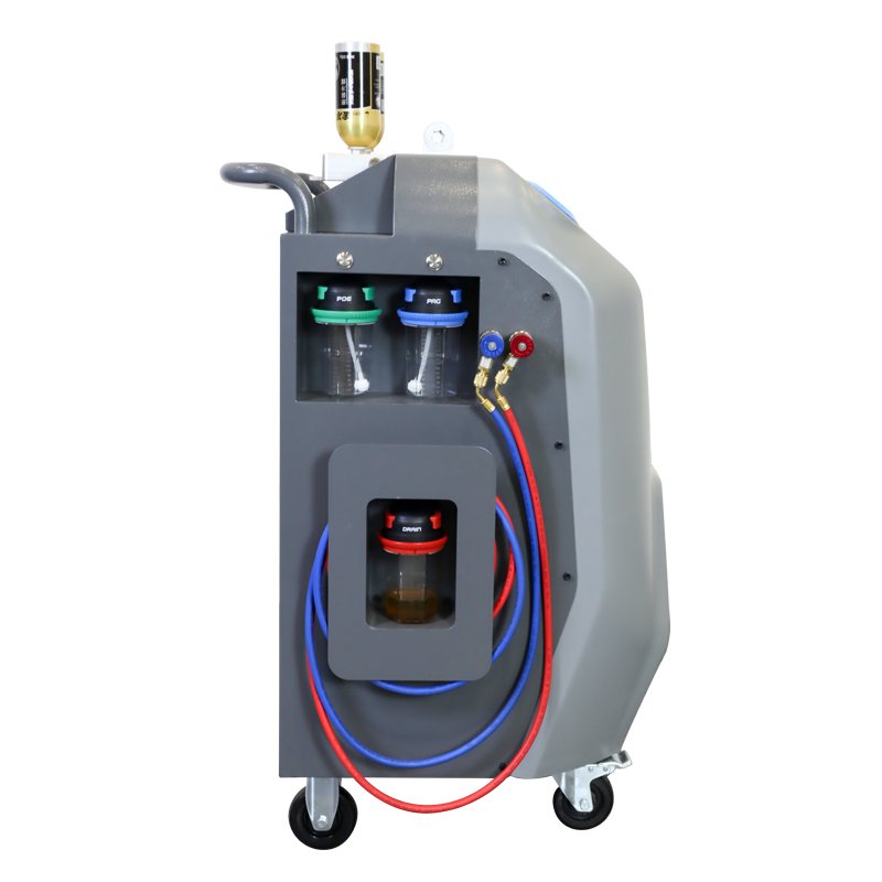 R134a Car Refrigerant Filling Machine Automatic Air-conditioning Refrigerant Gas Recovery Tank Machine AC Flush Machine