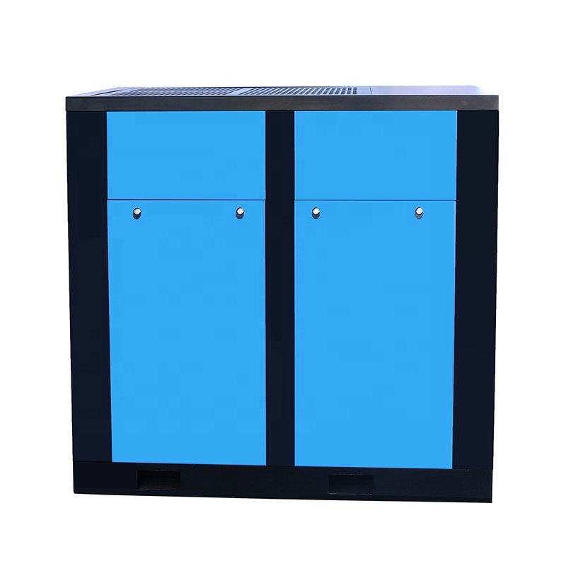 55kW 75Hp 102psi Oil Cooler Variable Frequency Energy Saving Rotary Screw Air Compressor With Inverter