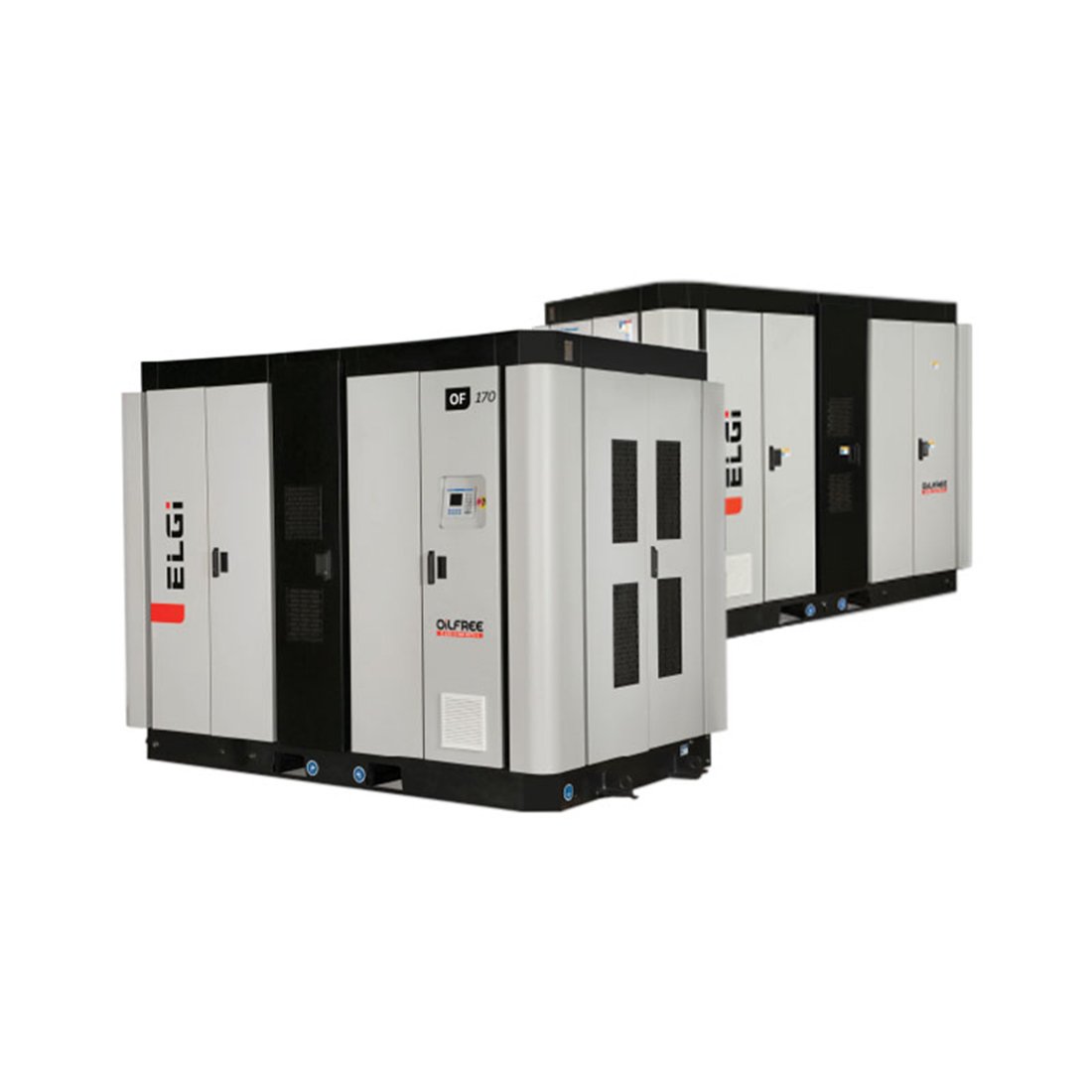 ELGI Custom 7 Bar 160Kw Screw Air Compressor Oil Free Rotary Screw Air Compressor