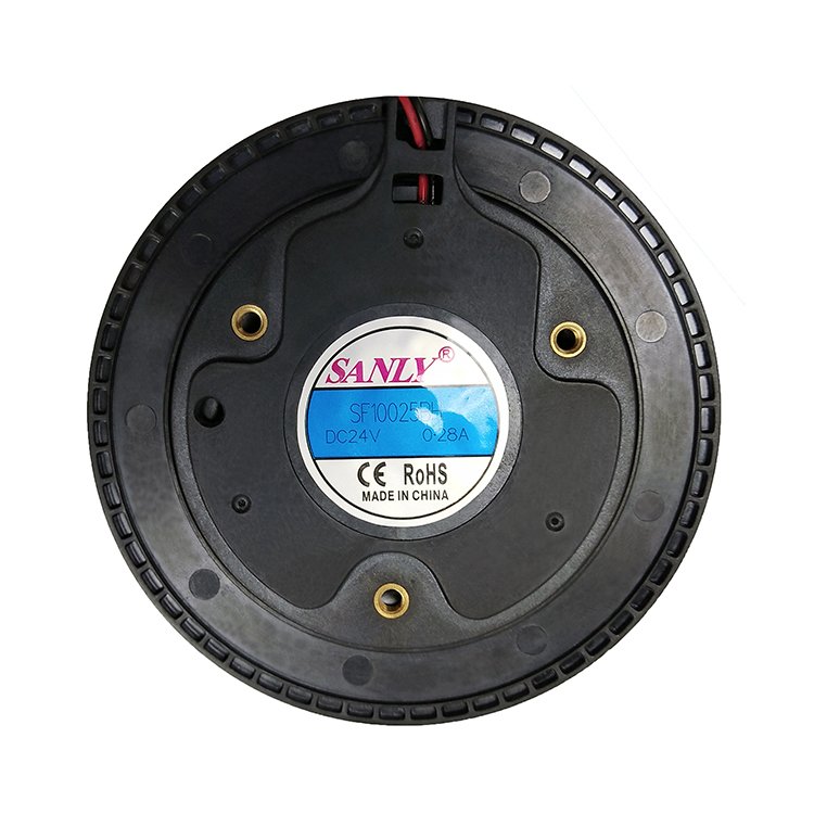 Mini Centrifugal air Blower Fan Manufacturer 10025 Brushless Industrial High Pressure 12V Dc Radial Extractor Fan