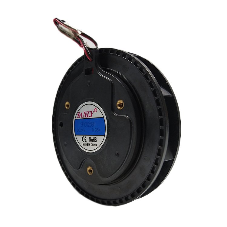Mini Centrifugal air Blower Fan Manufacturer 10025 Brushless Industrial High Pressure 12V Dc Radial Extractor Fan