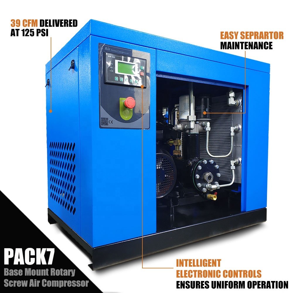 7.5kw 10hp New Design Belt Driven air Compressor 220v for Industrial