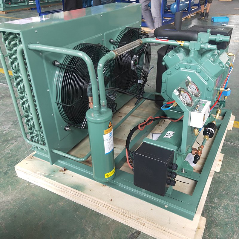 RUIXUE Freezer Open Type Semi-Hermetic Compressor Condensing Unit Coldroom Air Condenser