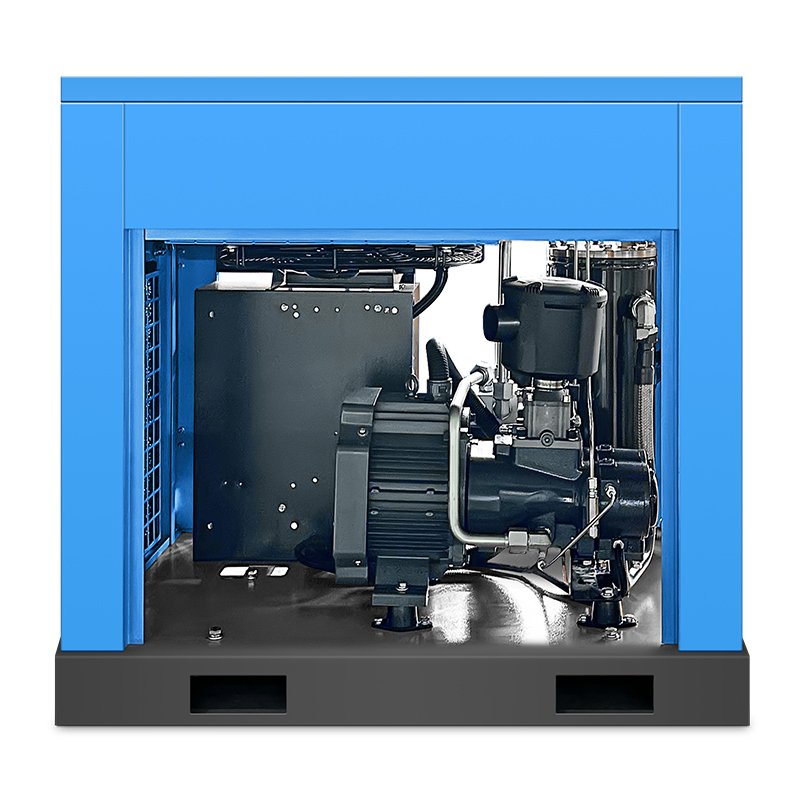 Rotary Screw Air Compressor 7.5kw /11kw Industrial Air Compressed System Built-in Oil Separator