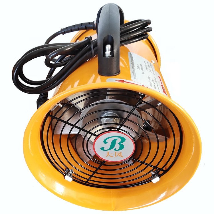 8''/200mm Small Size Axial Blower Industrial Air Portable Fan Ventilation Industrial Portable Ventilating Exhaust