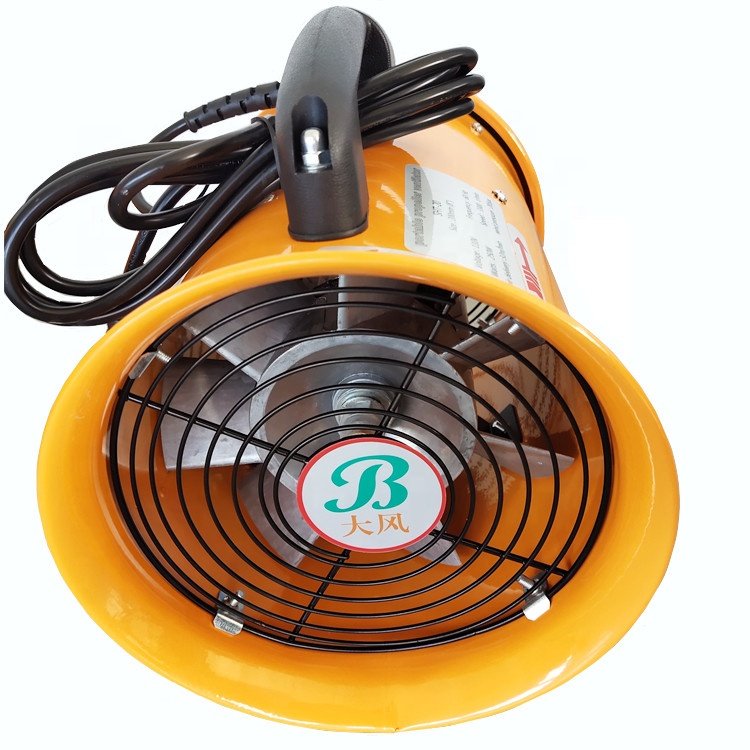 8''/200mm Small Size Axial Blower Industrial Air Portable Fan Ventilation Industrial Portable Ventilating Exhaust