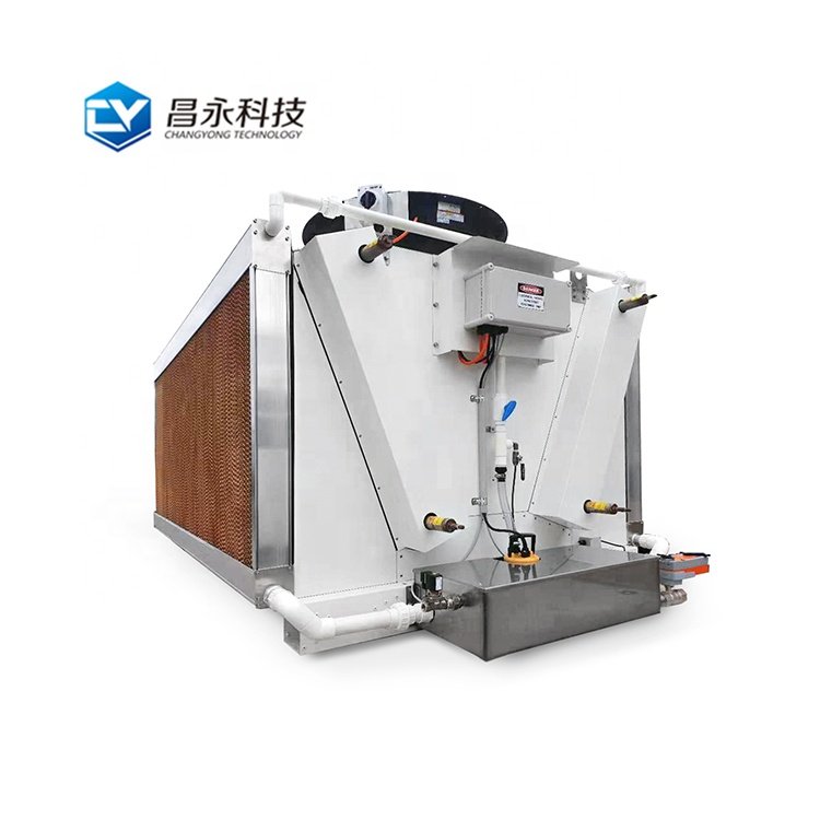 Good Quality Counterflow Heat Exchanger Copper Tube Finned Condenser Dry Cooler With Cooling Pads