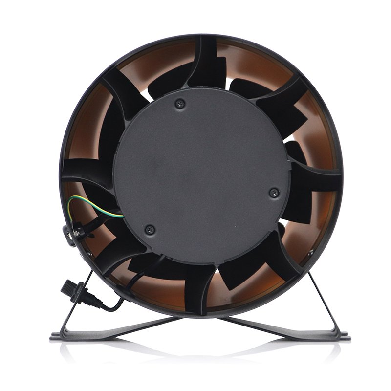 Hon&Guan Self-designed Silent 8 Inch Low Profile Eco-watt Round Duct Fan HI-200PE Quiet Extractor Customization Support