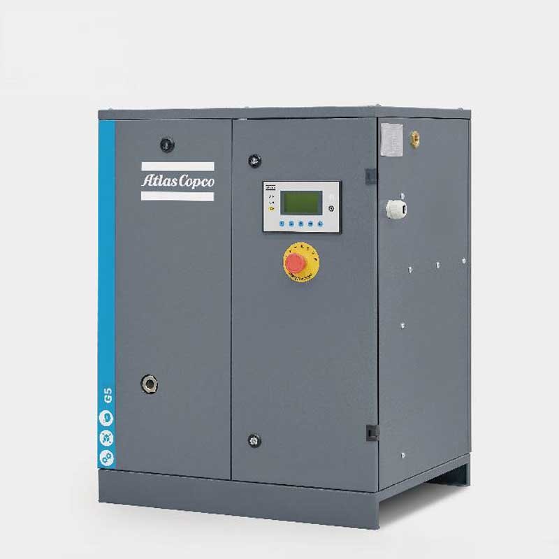 Atlas Copco Stationary Screw Air Compressor G4-110Kw Oil-injected Rotary Screw Compressors AC Power Gas Air Compressor