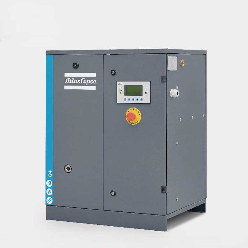 Atlas Copco Stationary Screw Air Compressor G4-110Kw Oil-injected Rotary Screw Compressors AC Power Gas Air Compressor