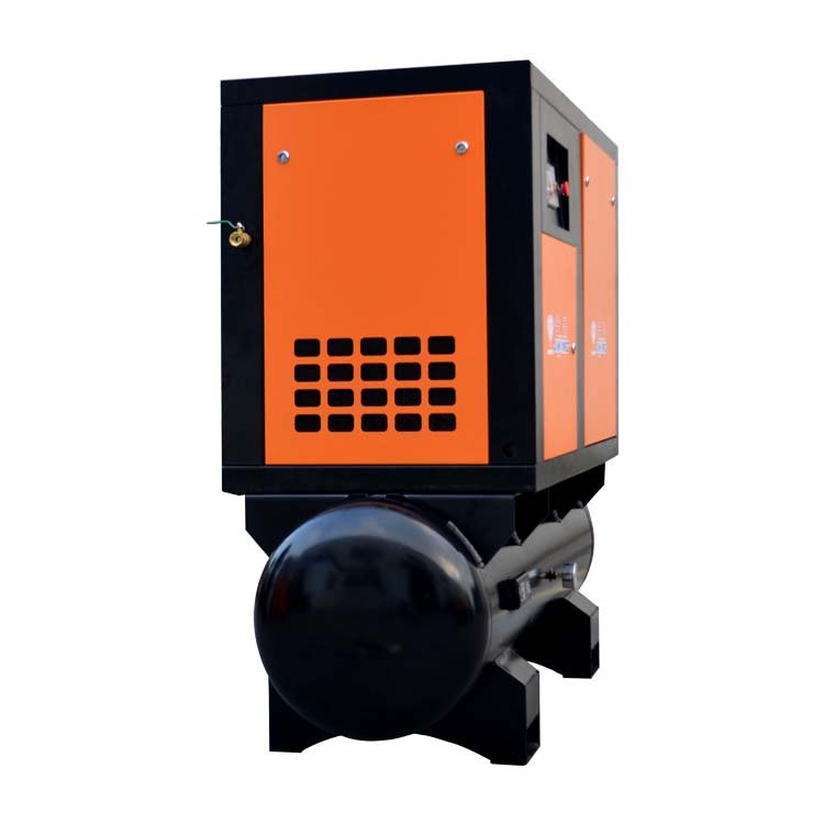 Industrial Combined 10hp 300l air Compressor for Sale 2020 Hot Sale Screw air Compressor with air tank 11 kw Compressor tank Machine Pump OEM Machine