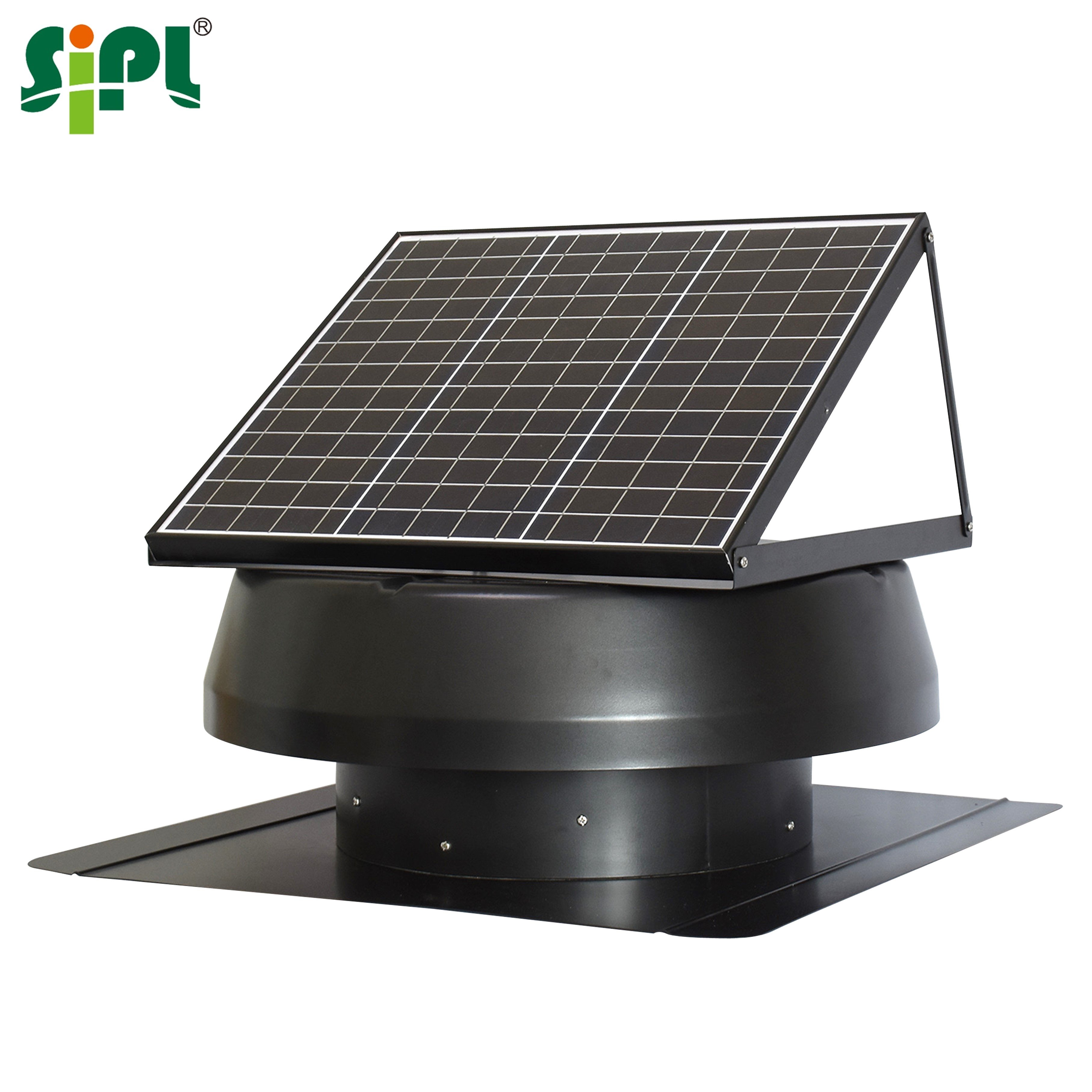 Eco Vent Tools 40W Poultry Chicken Farm Ceiling Air Blower Solar DC Powered Heat Extractor Roof Ventilation Cooler Exhaust Fans