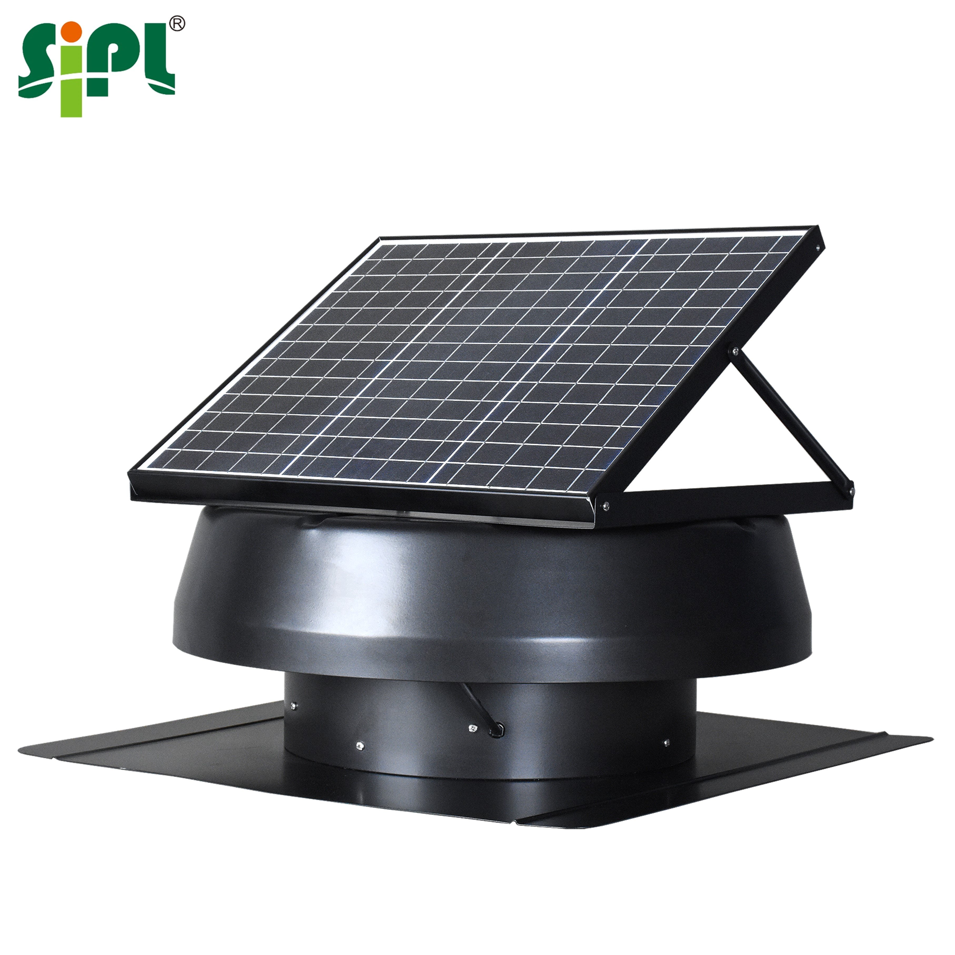 Eco Vent Tools 40W Poultry Chicken Farm Ceiling Air Blower Solar DC Powered Heat Extractor Roof Ventilation Cooler Exhaust Fans