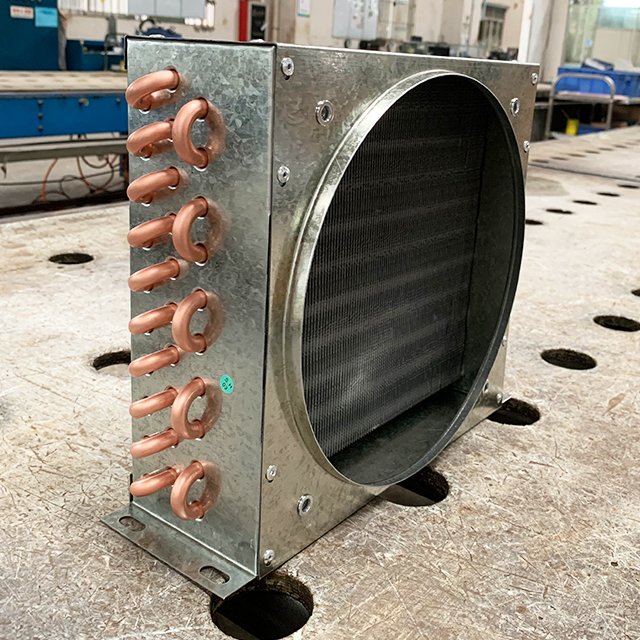 OEM Supplier Cool Room Copper Tube Air Conditioner Condensing Unit Air Cooled Condenser