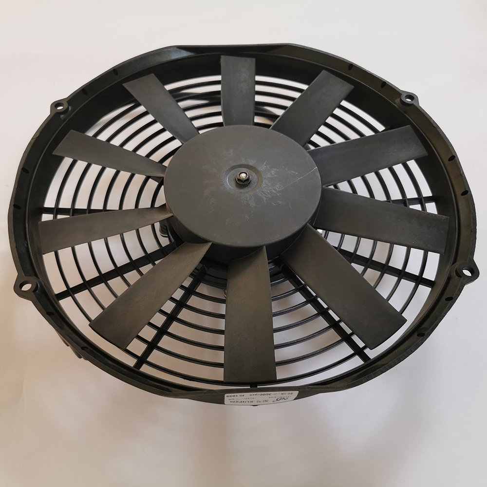 11" 24v Fan Motor Brushed Fan Bus DC Condenser Cooling Air Condensers Replacing SPAL Fan
