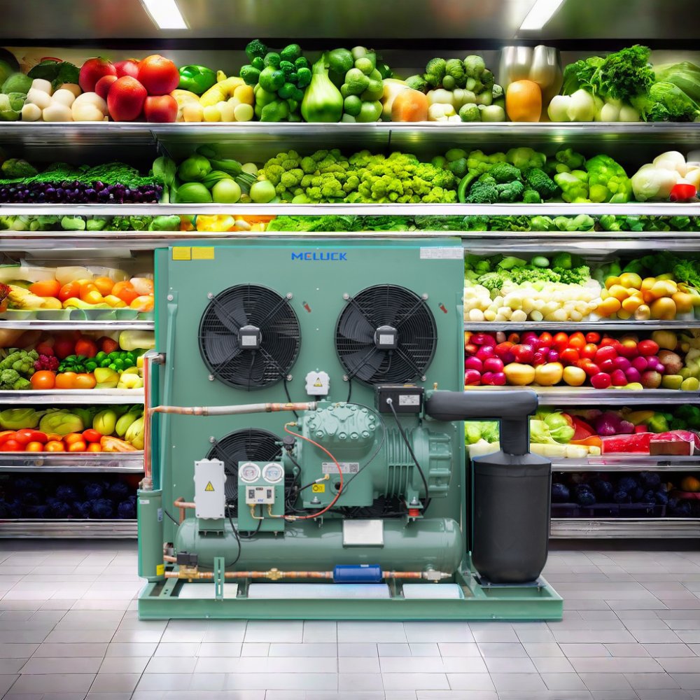 Air Cooled Refrigeration Compressor Condensing Unit Semi Hermetic Condensing Unit for Cold Storage Room