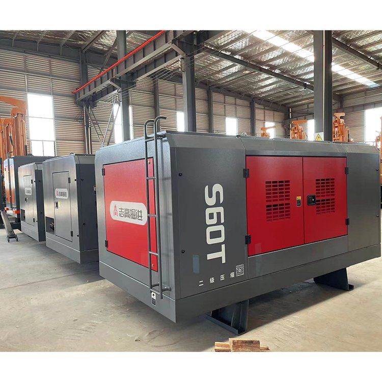air Compressor for Drilling Borehole diesel Screw air Compressor