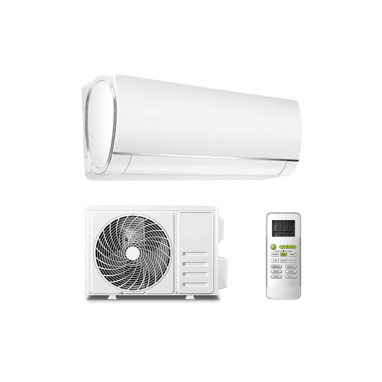 12000Btu 1Ton 1.5P Cool and Heat Split Type Air Conditioner Heat and Cool Air Condition Split Air Conditioner