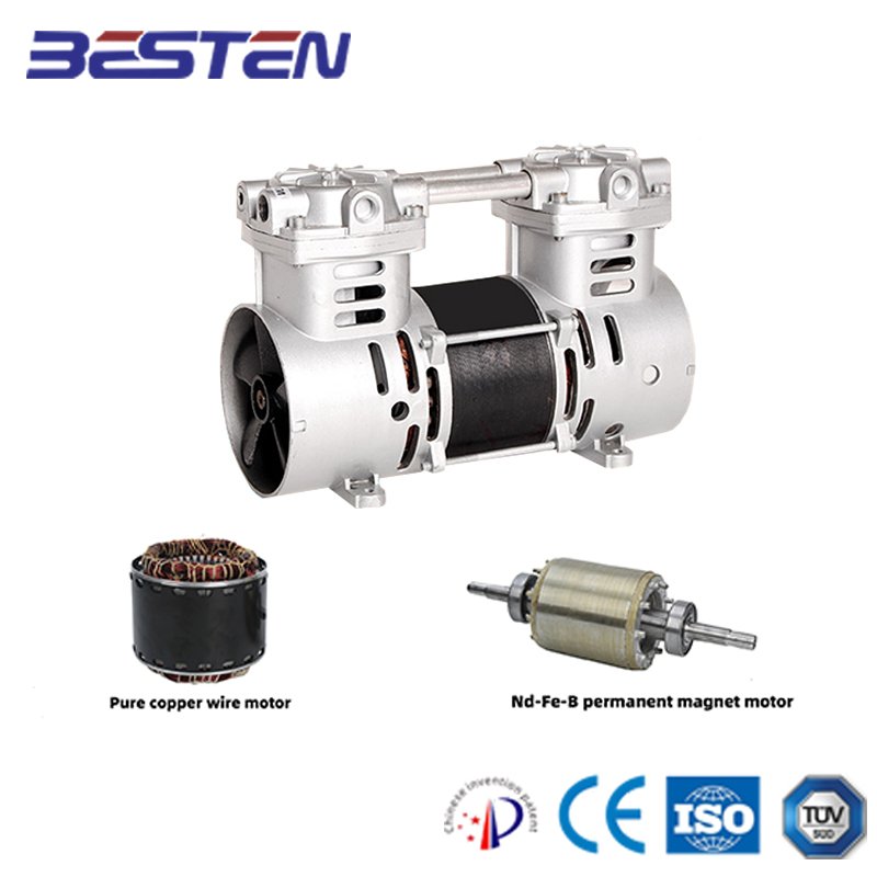 Mute Oli-free air Compressor Silent air Compressor Without Oil Laboratory air Compressor Oilless BST260AF/BSAC220V110V380V440