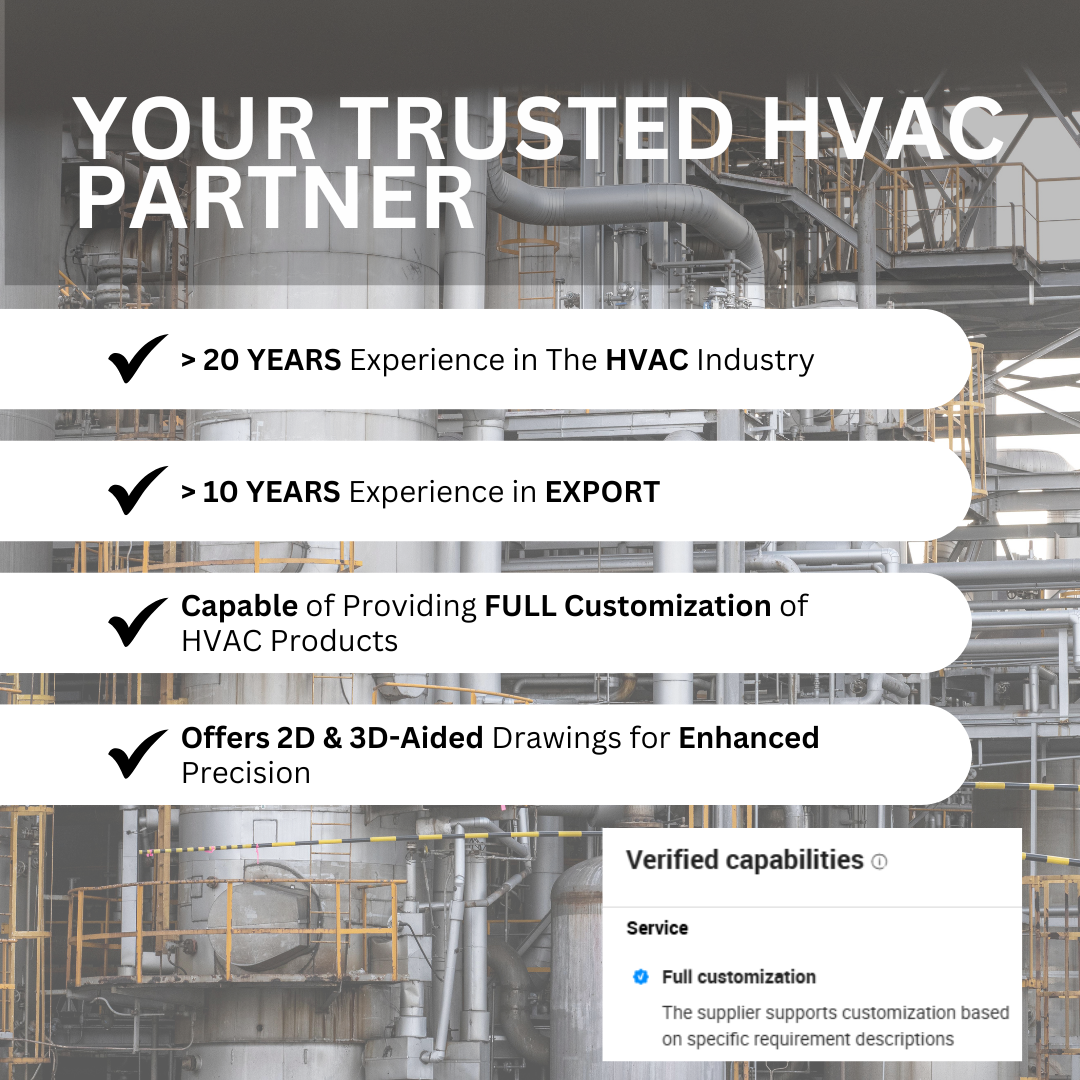 High Quality Duct Air Cooled Package Manufactured With HVAC Systems Parts For Oil & Gas Industrial & Commercial Projects