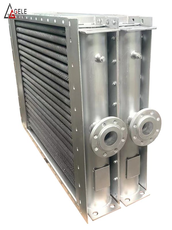 Industrial Hot Gas to Air Stainless Fin Tube Heat Exchanger for Oven