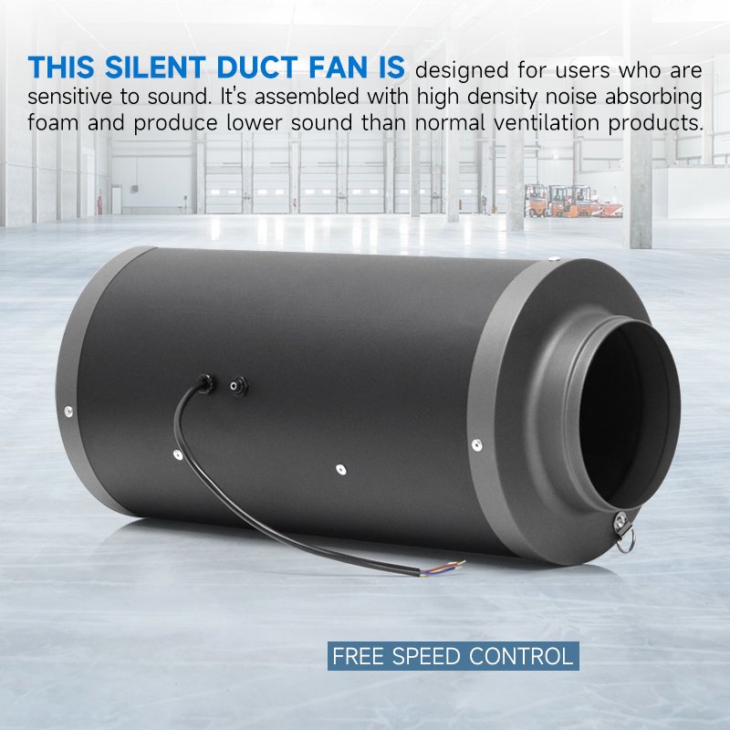 Hon&Guan AC 220~240V OEM/ODM 12 Inch Ventilation Bathroom Silent Duct air Extractor Fan HDI-315PE OEM/ODM