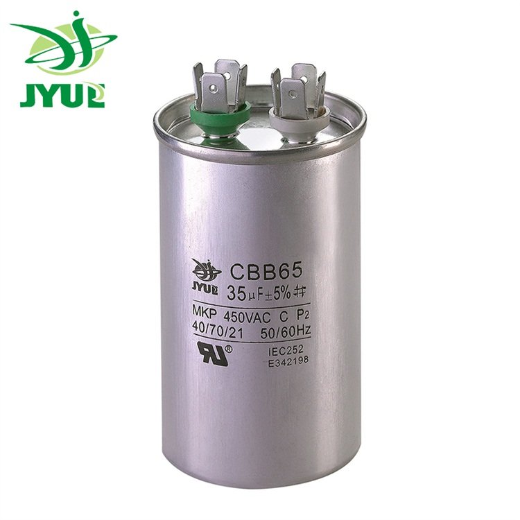 CBB65 370v450V 25uf Air Conditioner Compressor Starting And Running Capacitors