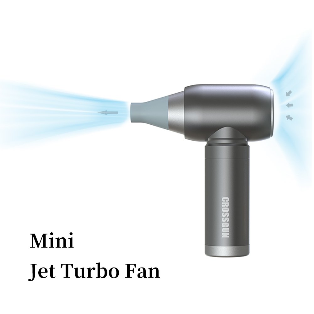 Mini Turbo Jet Engine Turbine Fan Outdoor Floor Fan Air Duster Cleaner Portable Rechargeable Fan for Office Outdoor Camping