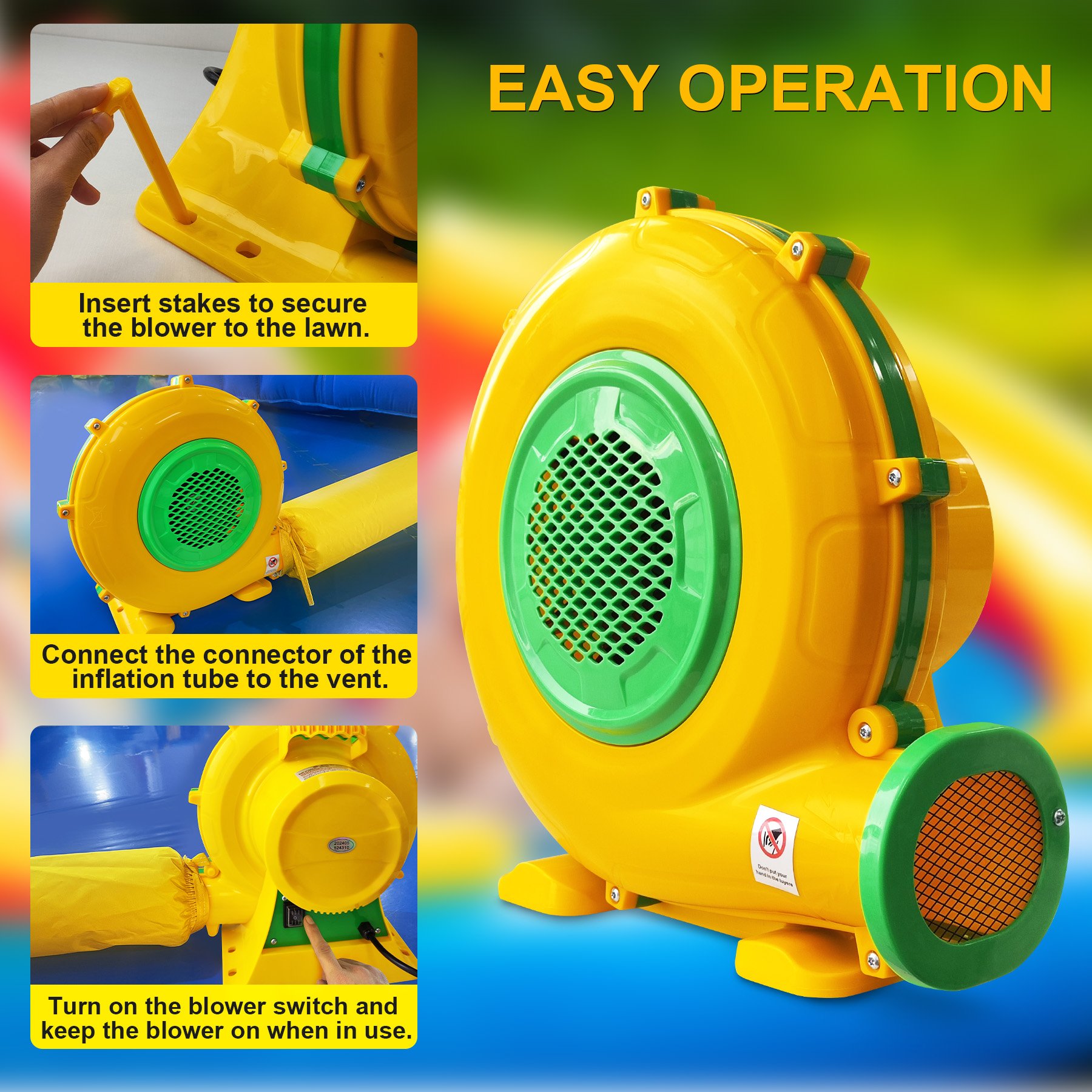 750/950W air Blower for Inflatable Bouncer Inflatable Blower for Inflatable Games