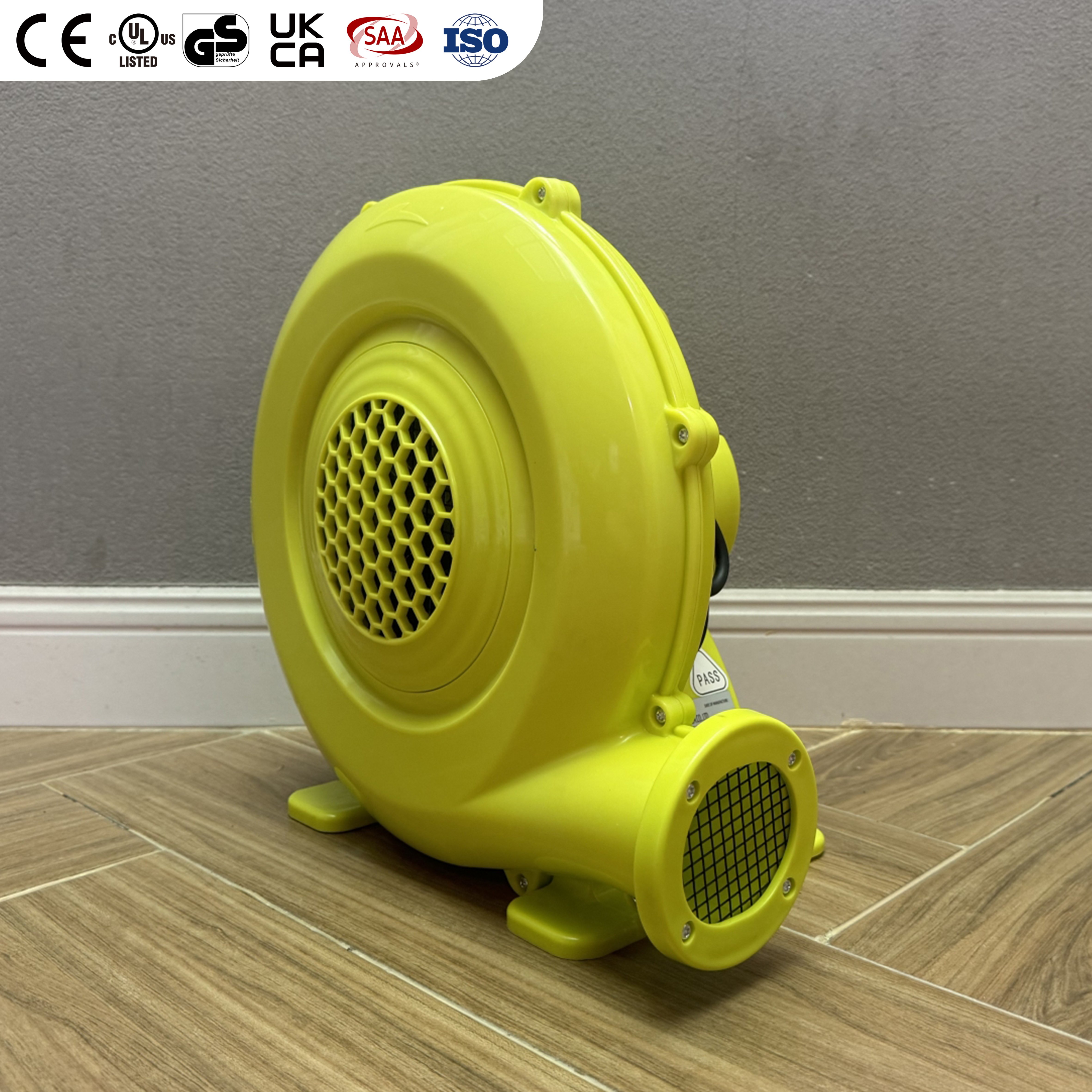 Factory Direct Commercial Plastic Light Weight air Blower for Inflatable Bouncy House 350W