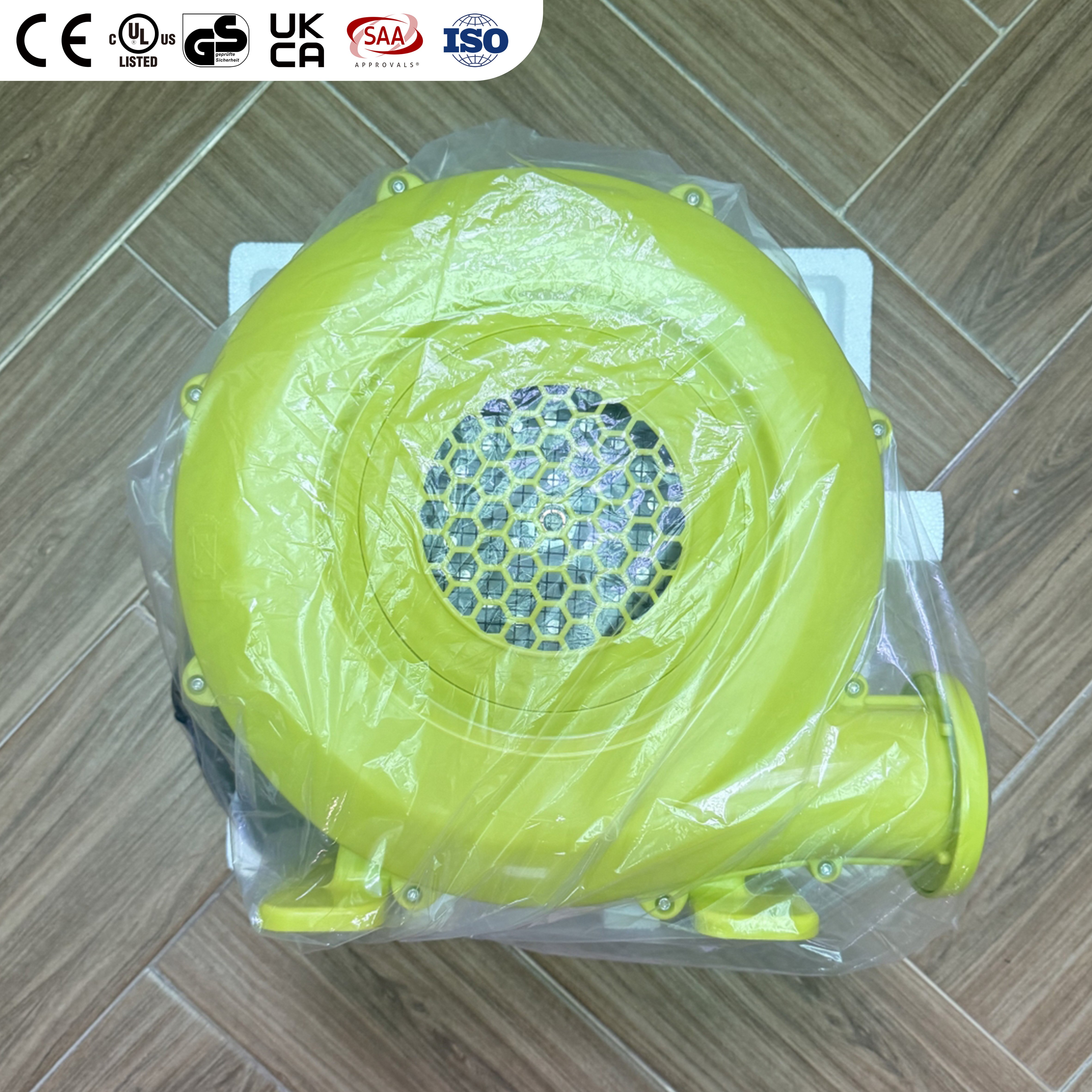 Factory Direct Commercial Plastic Light Weight air Blower for Inflatable Bouncy House 350W