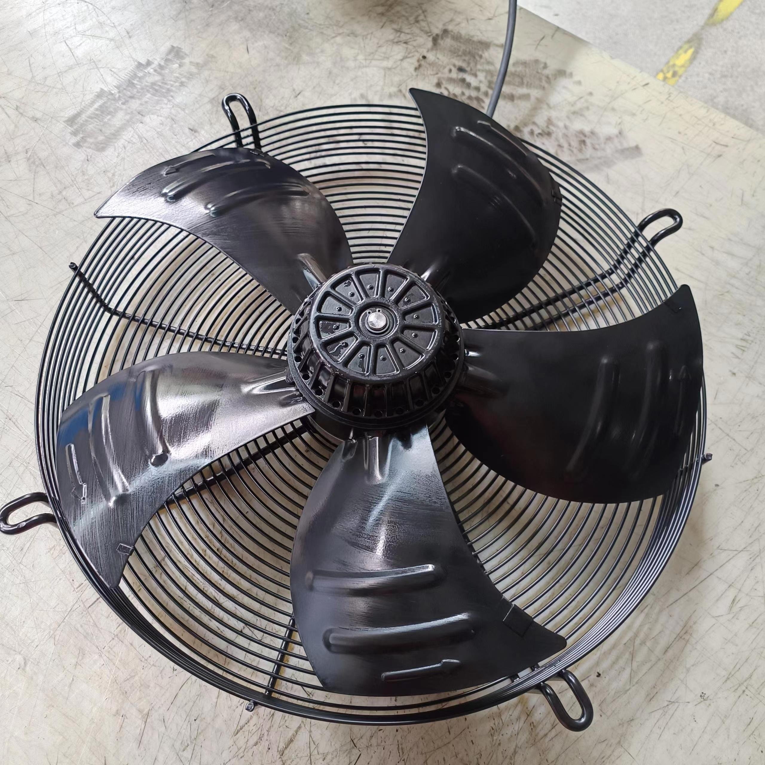 400mm Axial Fan Exhaust Fan Ec Motor Large Wall Mounted Industrial Exhaust Axial Cooling Fan Motor Impeller