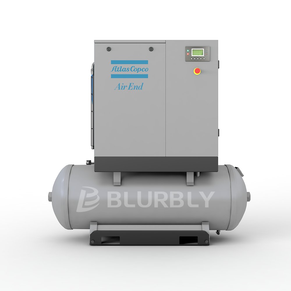 Multipurpose Use High-tech Variable Frequency 30 Cfm 7.5KW 10hp Screw air Compressor with Atlas Copco Air-end for Sand Blasting