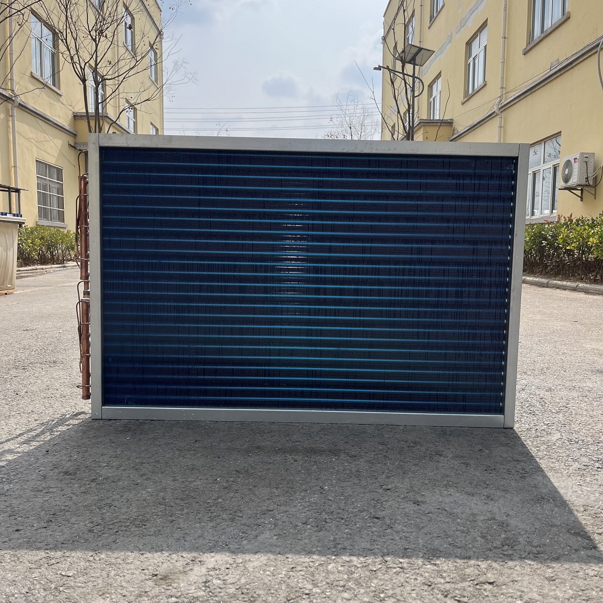 Copper Water AC System Fan Coil Unit With New Cooler Components Tube Heat Exchanger Evaporator Condenser Radiator Core Plate