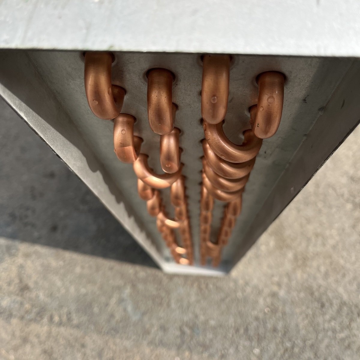 Copper Water AC System Fan Coil Unit With New Cooler Components Tube Heat Exchanger Evaporator Condenser Radiator Core Plate