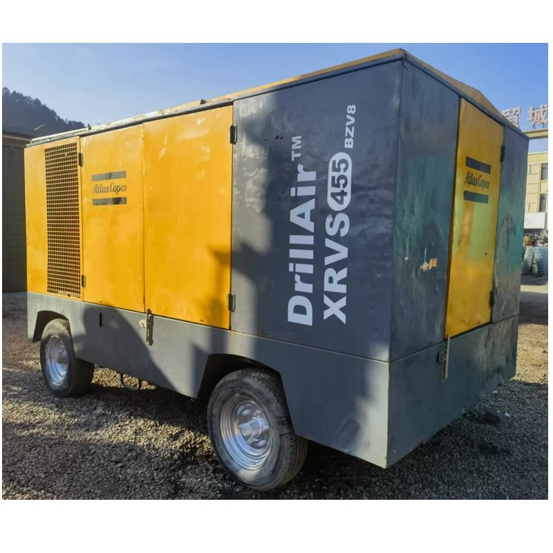 Used Atlas XRVS455 455 25bar Mercedes 8 Cylinder Engine Diesel Air Compressor in Stock