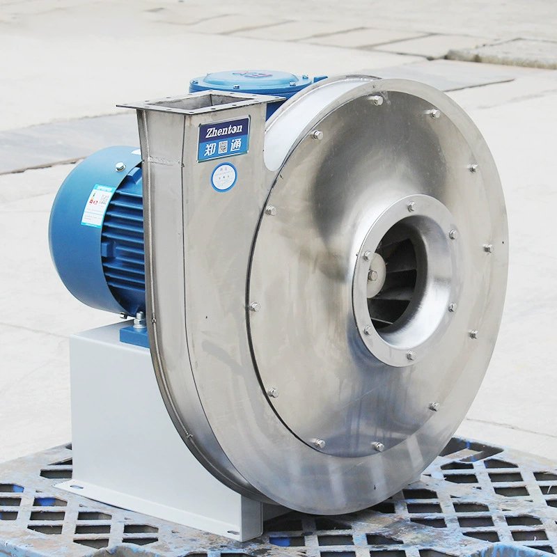 Factory Zhenton 9-19,9-26 Industrial High Pressure Centrifugal Air Blower Fan China FREE Standing Cast Iron Industrial Equipment