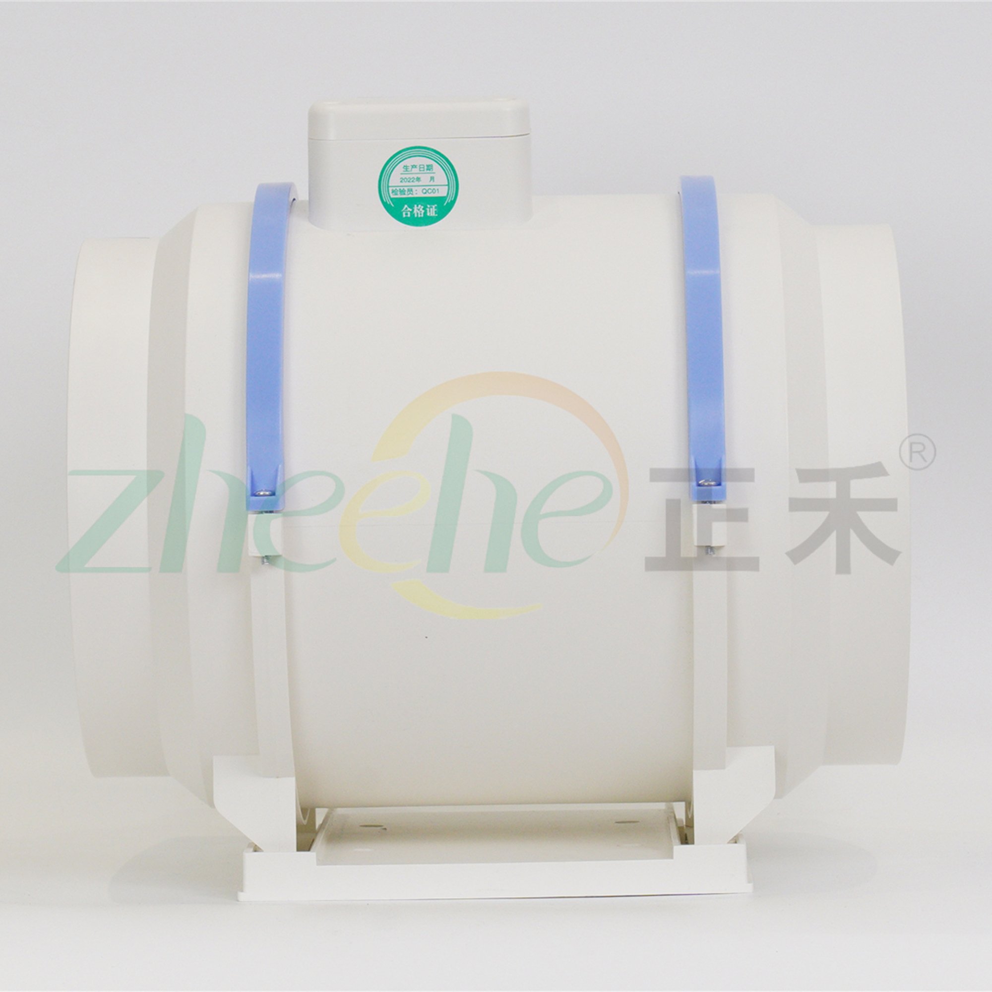 Low Noise ABS Plastic 10inch Inline Fan 250mm Mixed Flow In-Line Duct AC Fan