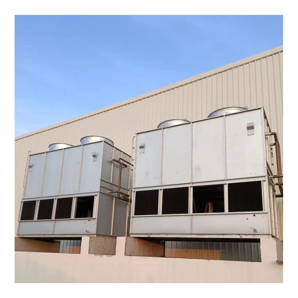 High Performance air Cooler Compressor Tube and Fin Condenser Cooling Tower for Cold Rooms