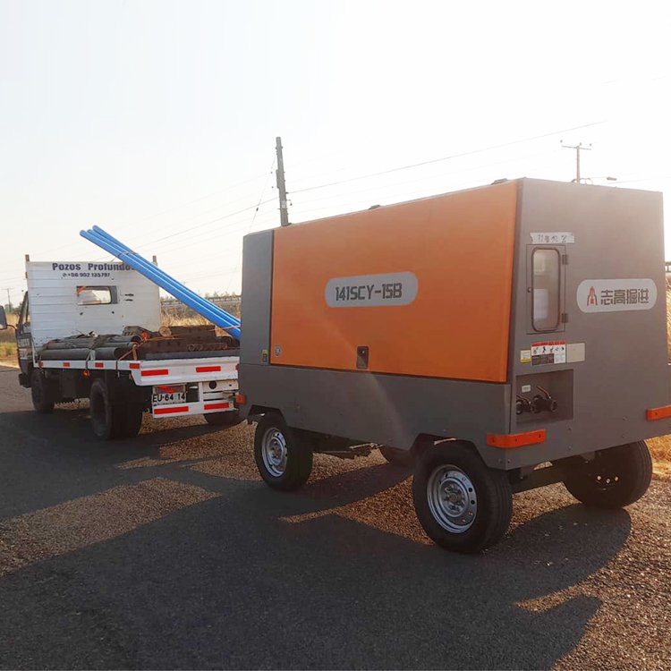 Kaishan diesel Driven Mobile Screw air Compressor 300 Cfm High Pressure Mobile diesel air Compressor